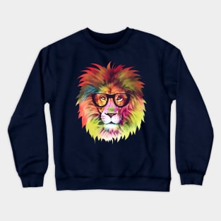 Cool Dude Lion Crewneck Sweatshirt